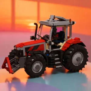 1580pcs MOC Tractor Massey Ferguson Power Functions Technical Model Building Blocks Architecture Christmas Gift Toys Brick Kids